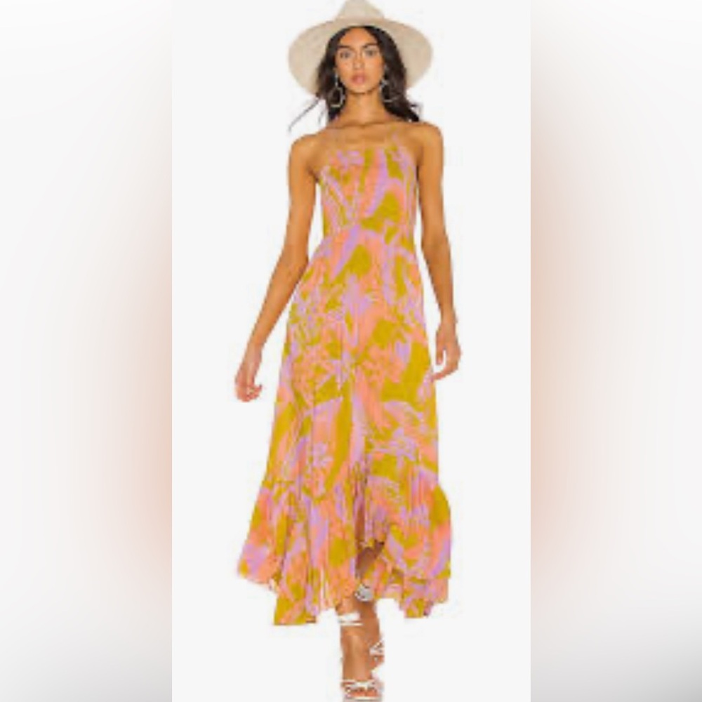 Free People Intimately Heat Wave Floral Print Dress Size m
